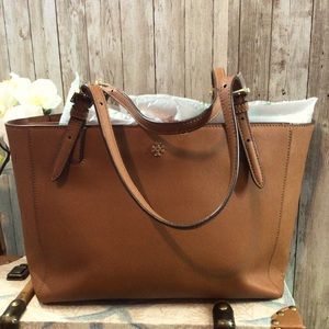 Tory Burch Brown Leather Tote